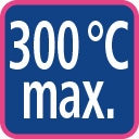 Maximum operation temperature of the lifting point with percentage reduction of working load limit dependent on the product. Maximum operation temperature of the lifting point with percentage reduction of working load limit dependent on the product.