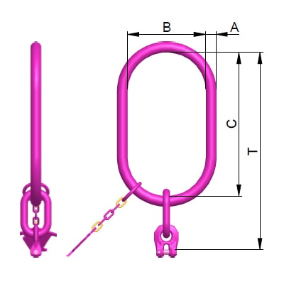 VIP Master links, 1 leg, ECS 668 7