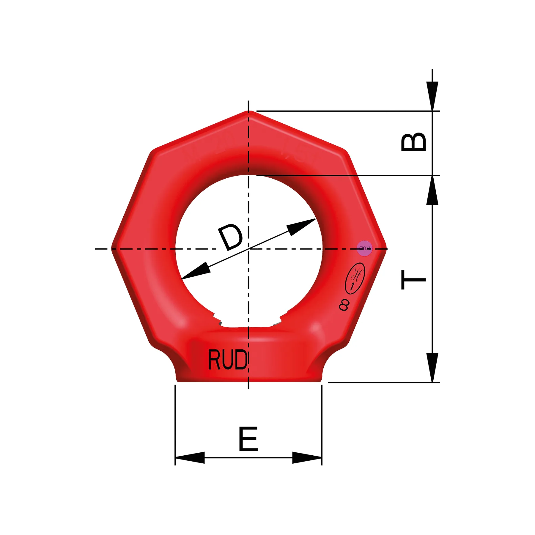 RM Eye Nut - Metric Thread - Image 2