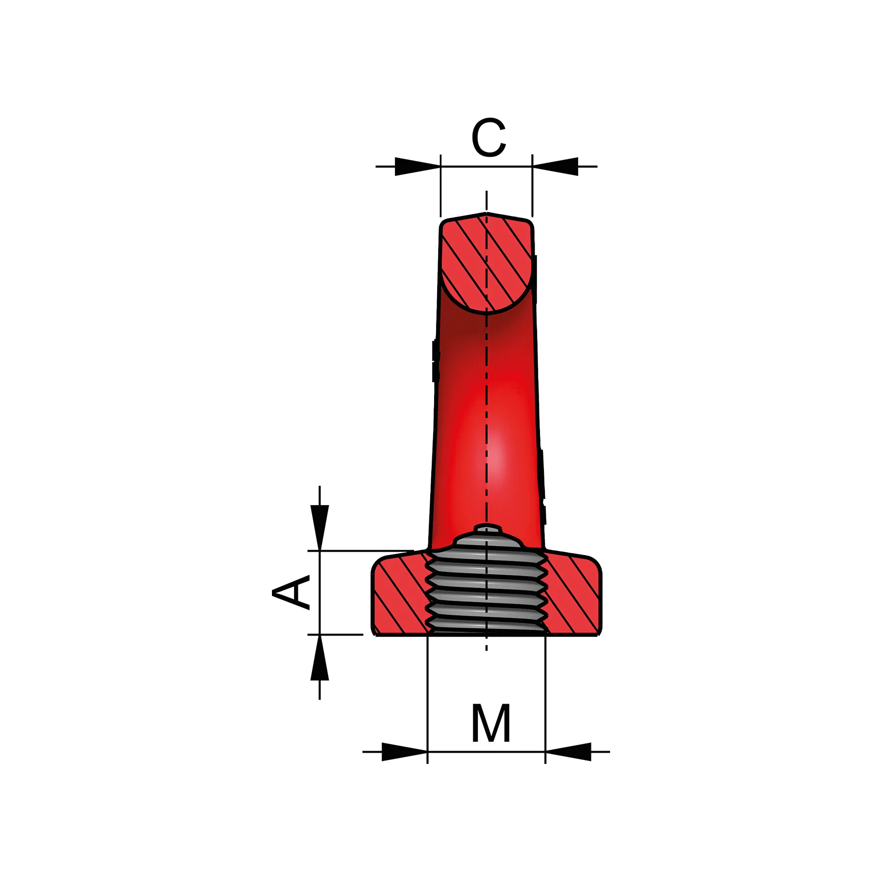 RM Eye Nut - Metric Thread - Image 3